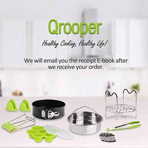 Instant Pot Accessories Set,8 in 1 Pressure Cooker Accessories Set for 5,6,8 Qt,with Steamer Basket, None-stick Springform Pan, Egg Bites Mold, Egg Steamer Rack, Dish Clip, Kitchen Tongs and so on - Thumbnail 6