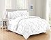 Elegant Comfort Luxury Best, Softest, Coziest 6-Piece Bed-in-a-Bag Comforter Set on Amazon Silky Soft Complete Set Includes Bed Sheet Set with Double Sided Storage Pockets, Twin/Twin XL, White