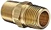 Dixon Valve & Coupling BCN50 Brass Fitting, Hex Nipple, 1/2