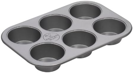 Raymond Blanc Bakeware 6 Hole Muffin Tin - Grey