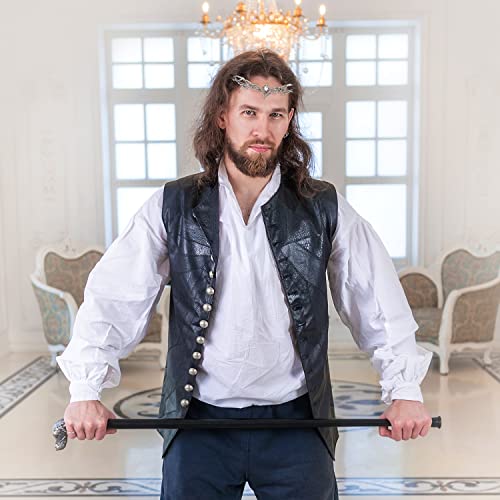 Spirit King Crown Male Boys Prom Birthday Cosplay Party Decor, Fairy Queen Headband Women Tiara, Unisex Gifts