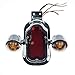Chrome Tombstone Tail Light Turn Signal For Harley Chopper FLSTN FLSTSC Customthumb 1