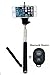 Gopromate(TM) Extendable Self Portrait Selfie Handheld Stick Monopod with Smartphone Adajustable Phone Holder and Bluetooth Remote Wireless Shutter for iPhone Samsung and other IOS and Android Smartphone (Black & Shutter)