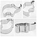 Yunko Cute Elephant Cookie Cutter Elephant Shaped Press Cookie Molds Fondant Cutter