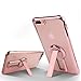 iPhone 7 Plus Case with Kickstand, iPhone 8 Plus Stand Case, 360 degree Rotatable Stand Cute Plating Soft Full Body Cover Protective Case For Girls, Women For Apple iPhone 7 / 8 Plus - Rose Gold
