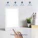 Light Therapy Lamp, SAKOBS LED Bright White Therapy Light - UV Free 10000 Lux Brightness, Timer Function, 360° Rotational Holder, Touch Control, Compact Sun Lamp Lights Therapy Box for Happy Life