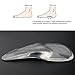 ULTNICE 2 Pairs of Silicone Gel Orthotic Arch Pad Insole Flat Foot Care Relieve Pain Insole