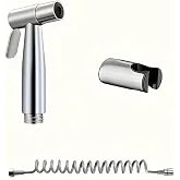 Handheld Bidet Sprayer for Toilet, Stainless Steel Toilet Sprayer for Personal Hygiene, Cloth Diaper Rinsing, Pet Washing and Bathroom Cleaning