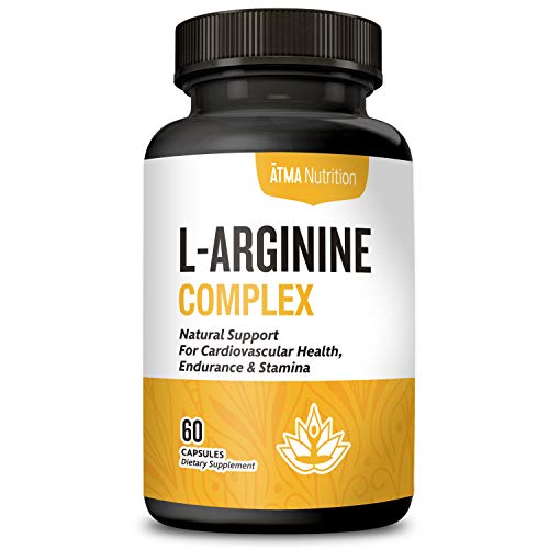 Extra Strength L-Arginine - 1300mg Nitric Oxide Booster per Serving for Muscle Growth, Libido, Vascularity & Energy | Cardio Heart Supplement | Essential Amino Acids To Train Longer & Harder