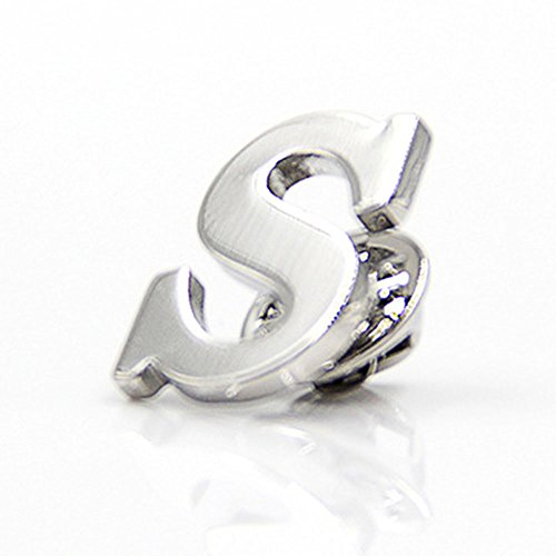 MINGHUA Monogram Alphabet Letters Lapel Pin Badge (S)