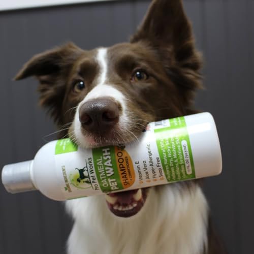 Oatmeal Dog Shampoo & Conditioner 17oz5 in 1 PlantBased Organic