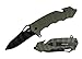 Haus Tactical Folding Knife Kodiak EDC Pocket Knife, Faded Tiger Stripe Blade, G10 Scale Handle, 5 Inch Folded