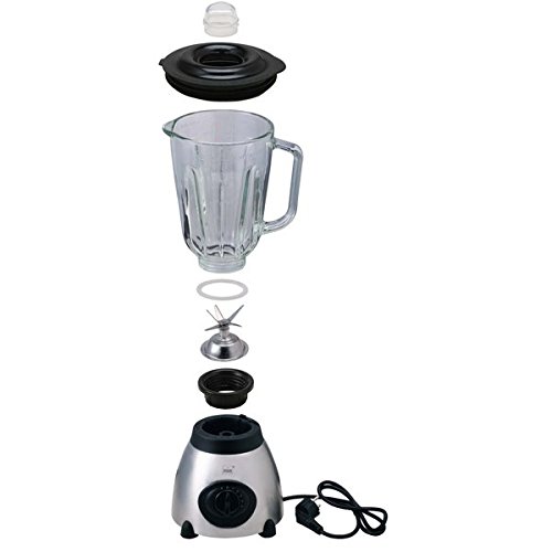 VitaSpeed Edelstahl Standmixer Smoothie Maker mit Glaskrug (500 Watt), 1,5 L Fassungsvermögen, Mixer mit 19.000 U/min… – Bild 4