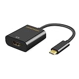 USB C to HDMI, CableCreation Type C to HMI 4K Cable Adapter, Compatible with Macbook Pro 2019 2018, iPad Pro 2018, Macbook Air 2018, Surface book 2, XPS 15, Yoga 920, Galaxy S10 S9 S8, LG G5 Q8, Black