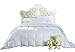 Royal Hotel Bedding Queen Size Light Down-Comforter 650-Fill-Power 100% Cotton Shell 300TC - Stripe White