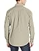 Wrangler Authentics Men's Long Sleeve Canvas Woven Shirt, Vintage Khaki, Large