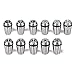 ER16 Collet Chuck Set，11 PCS ER-16 Spring Collet Chuck Set 1-10MM for CNC Engraving Machine & Milling Lathe Tool Holder (ER16 /11 PCS)