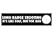 Long Range Shooting It's Like Golf, but for Men (Bumper Sticker)