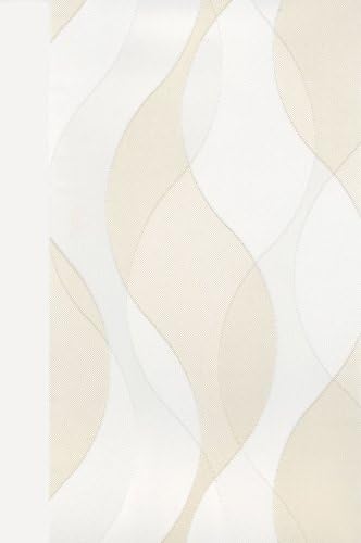 Deko Trends Caprice 8501 01 071 Sliding Curtain with Aluminium Panel Holder and Weighted Bar by Deko Trends