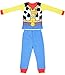 Disney Toddler Boys Toy Story Woody & Buzz Uniform 4-Piece Cotton Pajama Set, Green/Blue, 3T