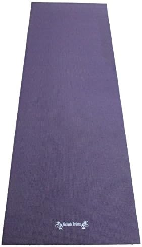 Galush Prints - Beutiaful gift - Yoga mat / pilates mat, Classic 0.5mm PVC , eco-friendly, Purple