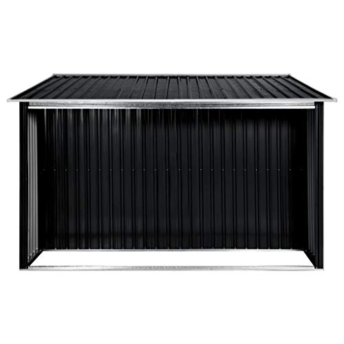 Tidyard Gerätehaus mit Schiebetüren und 4 Lüftungsklappen Geräteschuppen Outdoor Gartenhaus Schuppen Metallgerätehaus… – Bild 5