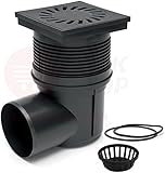 Versickerungsschacht Ablauf Wasser Hof Garten Drän Rohr Dränage Abfluß