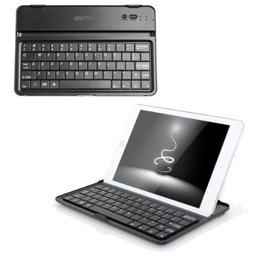 SHARKK Apple iPad Mini Keyboard Bluetooth Case Cover Stand Stand Aluminum For 7.9 Inch New Mini iPad + Screen Protector