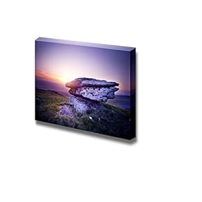 Dramatic Wild Moorlands Rocks Sunset Wild Landscape from...