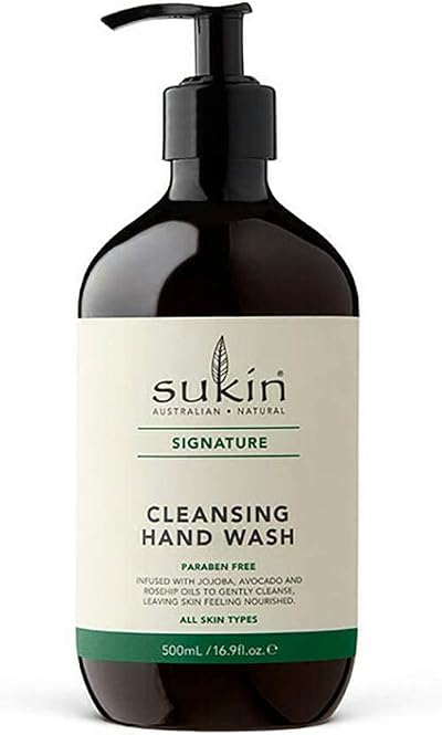 Sukin Signature Cleansing Hand Wash 500ml with Rosehip & Avocado Oils