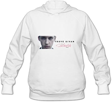 Love Troye Sivan Suburbia Tour 2016 Fan Logo White Hooded Sweatshirt For Women