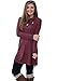 Our Precious Women's Long Sleeve Button Lapel Neck Sides Slit Shirt Dress