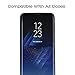 Galaxy S8 Screen Protector,Smiling [3 Pack] TPU [Full Coverage][Case Friendly][Anti-Scratch] [Bubble Free ] Screen Protector for Galaxy S8 Ultra Clear Anti-Bubble Film [NOT Wet Applied]