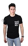 Harley-Davidson Mens Garage Rebel Camo B&S Pocket Black Short Sleeve T-Shirt - XL