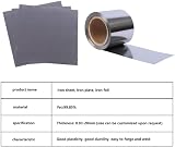 LD-Teemm Iron Foil Sheet Fe99.85% 0.2x100x1000mm High Purity Metallic view 2