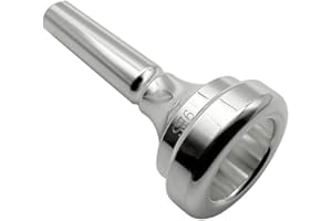 Missmore Silver Plated Trombone Mouthpiece 9BS Small Shank