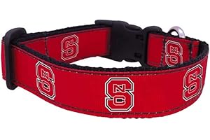 PRO SPORT BRAND College Dog Collar (Small, NC State)