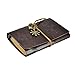 Travel Vintage Journal, Pu Leather Cover Blank Notebook