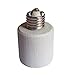 2 Packs Ali Tronics E26 to E39 Adapter (Medium Base E26 to Mogul Base E39), Ceramic Material-high Voltage and High Temperature Resistant,E26 Socket