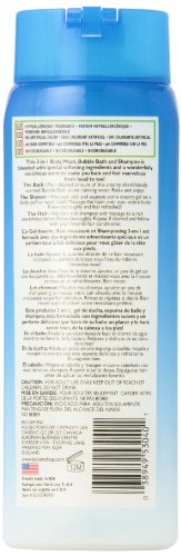 Dee-Lish! 3-in-1 Body Wash, Bubble Bath and Shampoo, Sweet Vanilla, 16.9 Fl Oz