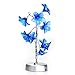 Vktech Mini Lily Flower Tree LED Light Lamp for Home Desk Festival Decoration Blue
