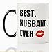 Mecai Funny Husband Coffee Mug-Best Husband Ever Mug, Nice birthday Motivational And Inspirational Office Gift,Husband Idea Gift From Wife