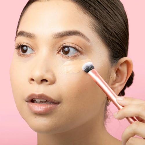 Expert Brightening Concealer Makeup Brush – Face Brush for Eye Cream & Concealer, Smooth Coverage for Dark Circles, Blemishes & Imperfections, Soft Blending Orange Brush, 1 Count (فرشاة كونسيلر)