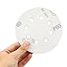 Fadetech 60 Pieces 8 Holes 5 Inch Sanding Discs Hook and Loop 60/100/180/240/320/400 Grit Sandpaper Assortment for Random Orbital Sander