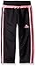 adidas Little Girls' Performance Pant, Caviar Black Pink, 6
