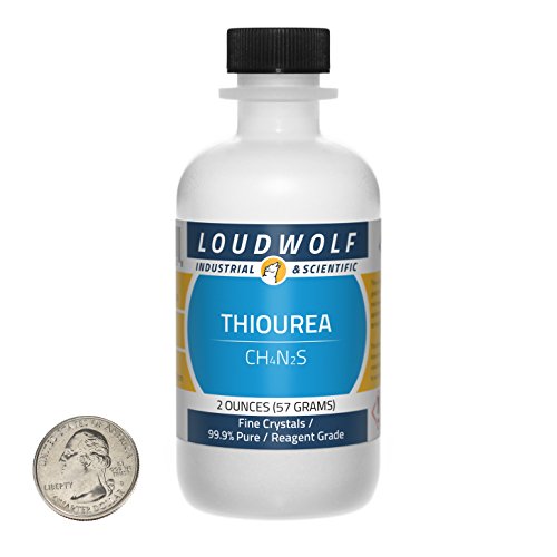 Thiourea / Fine Crystals / 2 Ounces / 99.9% Pure / SHIPS FAST FROM USA