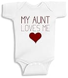 Lil Shirts My Aunt Loves Me Baby Bodysuit