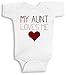 Lil Shirts My Aunt Loves Me Baby Bodysuit