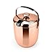 T-rainbow Insulated Double Walled Stainless Steel Ice Bucket for Parties, BBQ & Buffet with Tongs & Sealed Lid (3L) - Chiller Bin Basket for Wine and Beer, Firmly attached Handle, Strong Screw holder