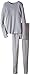 Fruit of the Loom Boys' Big Waffle Thermal Underwear Set, Light Grey Heather, 14-16